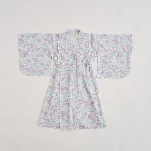 日本 Lycee mine - 粉彩浪漫夏日女孩浴衣-花草-粉紅