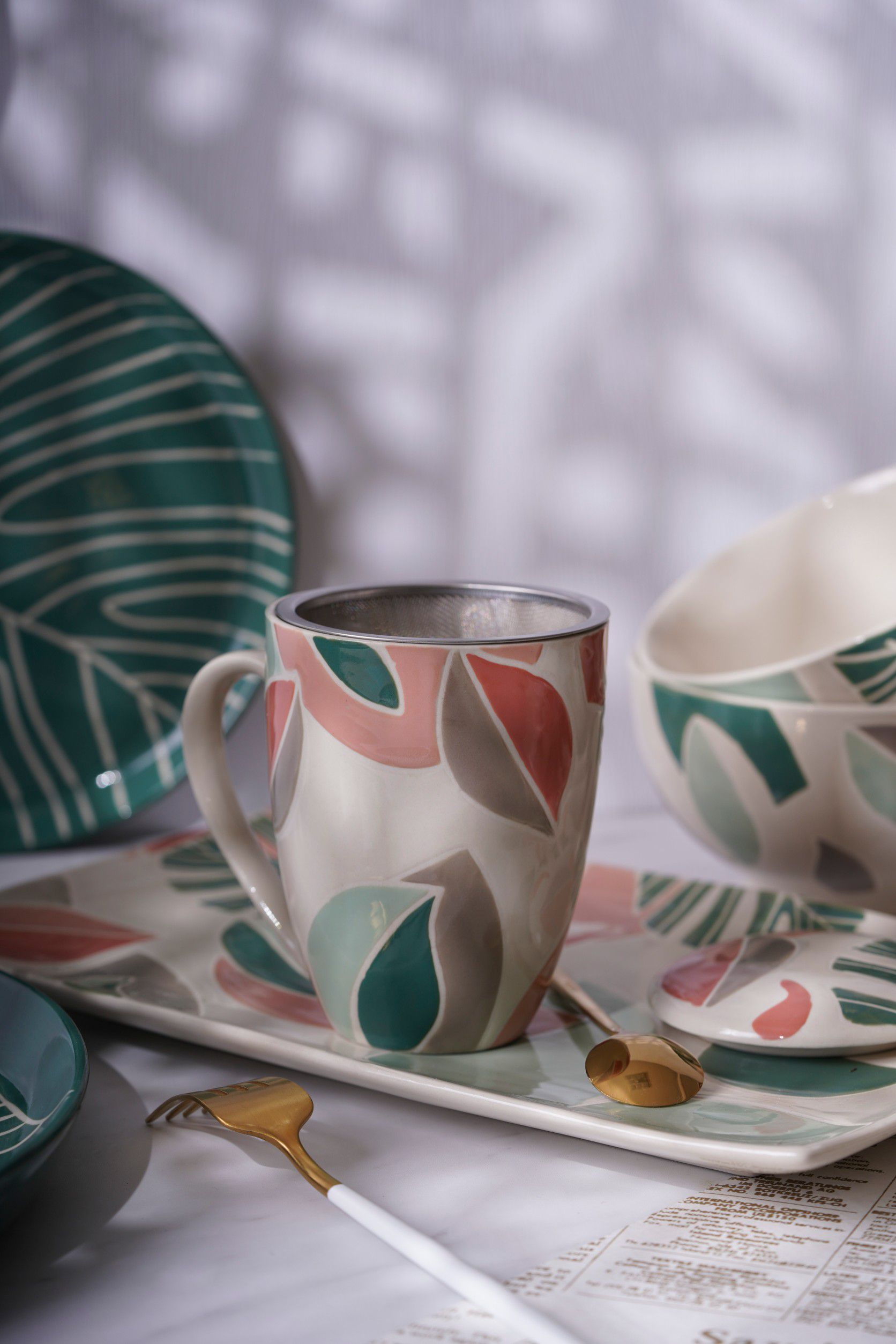 amadeus natureva - 大自然-粉彩 蓋杯