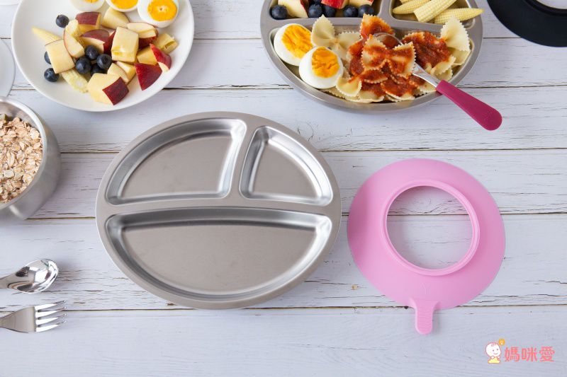 用到小學沒問題【Avanchy】分隔吸盤餐盤，自主吃飯首選