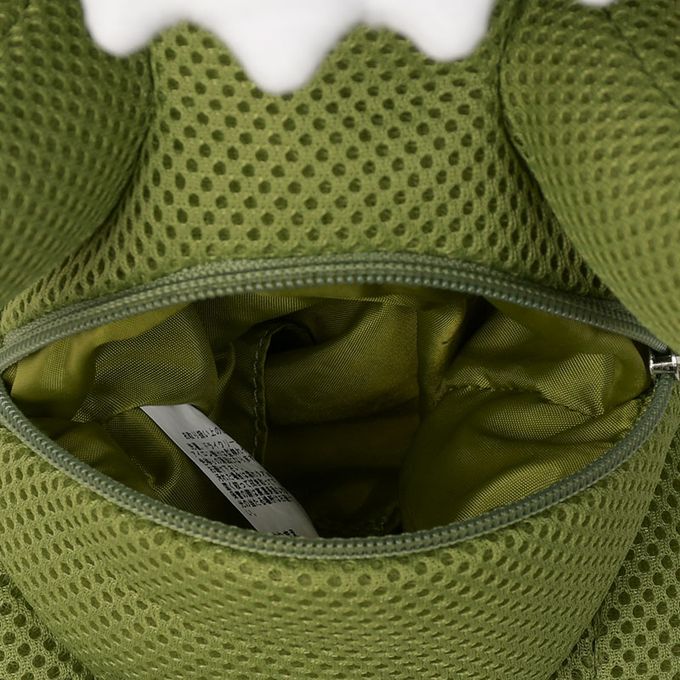 akachan honpo - 防走失背包-網眼 動物-綠色 (長12.5x寬14x高32(cm))