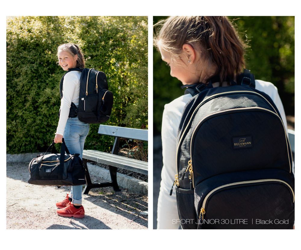 Beckmann - Sport Junior 護脊書包 30L-金與黑