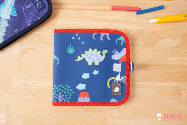 美國Jaq Jaq Bird - 攜帶型粉筆畫冊-恐龍