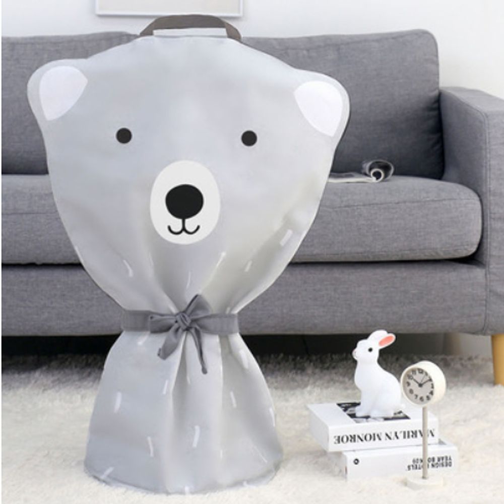 韓國 Bebe Deco - 可水洗電風扇收納套(直立型)-可愛熊熊 (90*59cm)