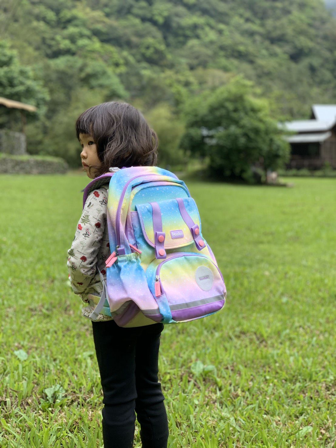 MoonRock - 護脊書包-SP102太空恐龍藍-適合95-140公分