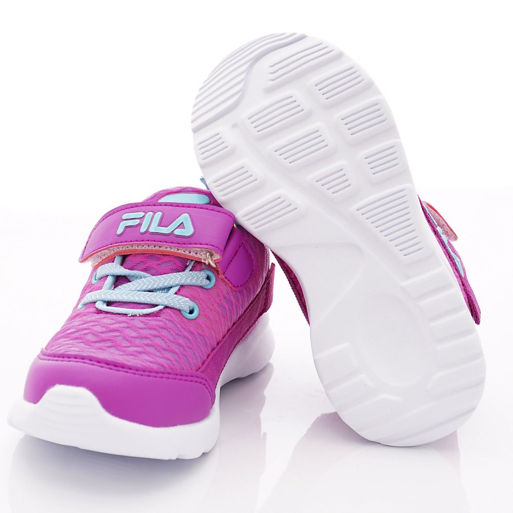 FILA - 運動鞋-輕量運動系列(中大童段)-桃藍