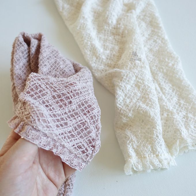 韓國 Jmsnail - 鬆緊腰壓紋彈性內搭褲-乾燥玫瑰粉