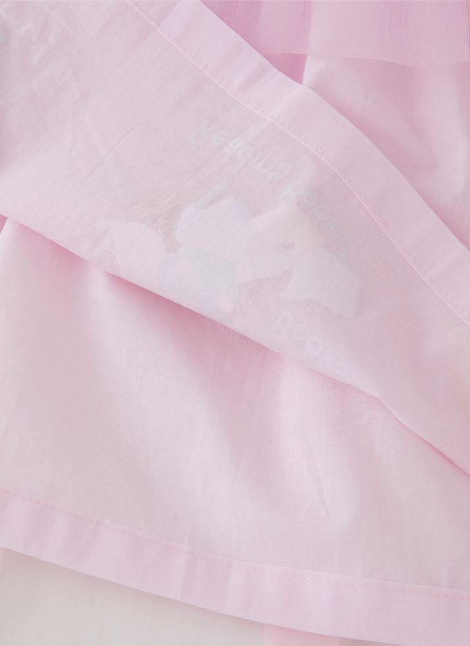 韓國 OZKIZ - 立體小女孩印澎澎紗裙-粉