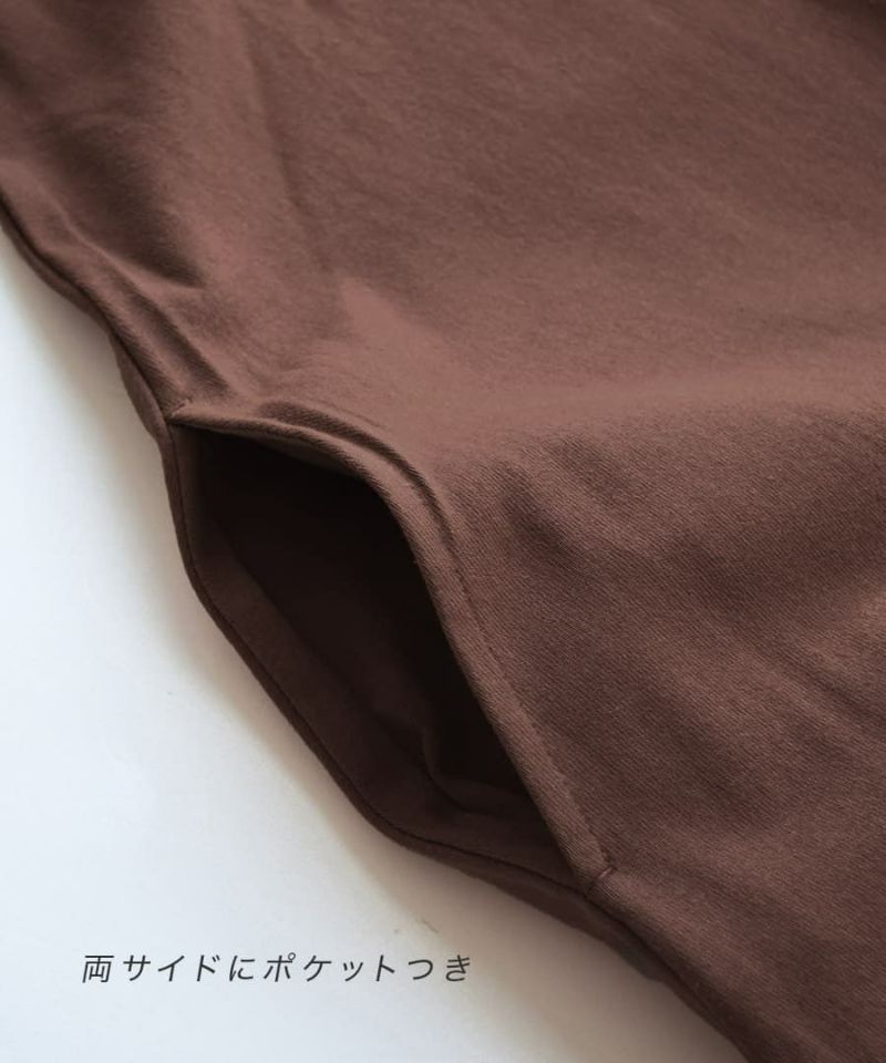 日本 zootie - 抗透汗 純棉修身長袖洋裝-V領-咖啡