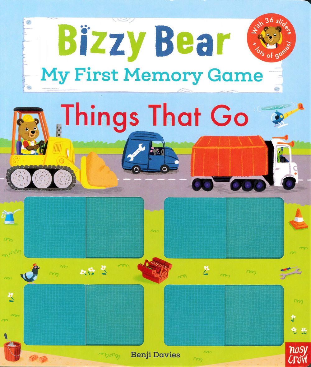 Bizzy Bear My First Memory Game, Things That Go (with 36 Sliders)