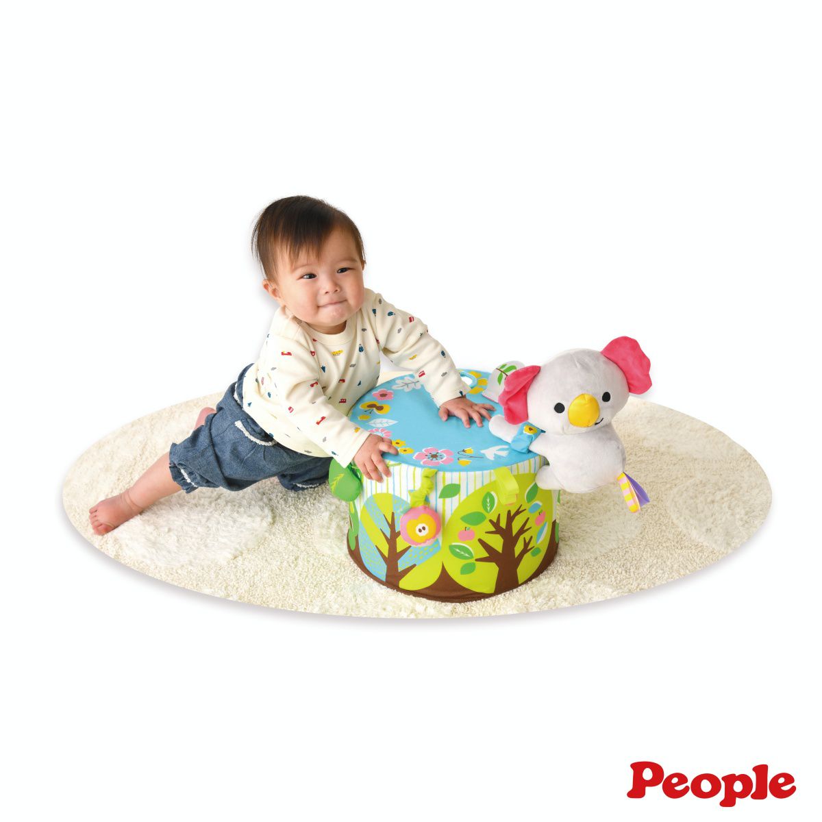 日本 People - 全身運動圓柱遊戲椅(附無尾熊玩偶)