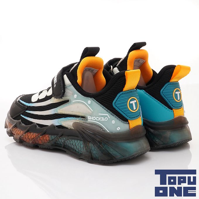 TOPUONE-潮流運動童鞋-623916黑(中大童段)-運動鞋-黑