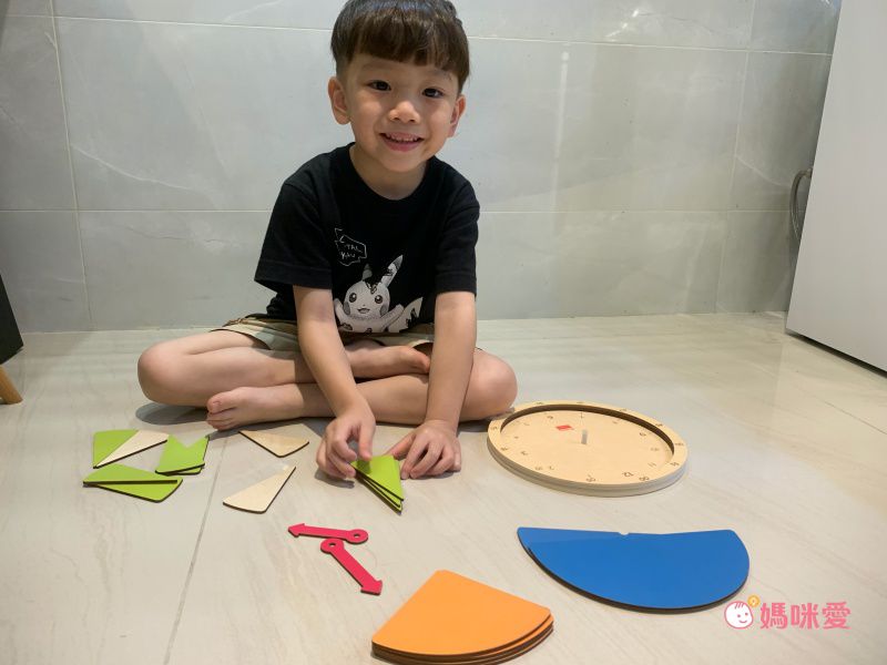 西班牙Akros - 蒙特梭利立體木製時鐘拼圖