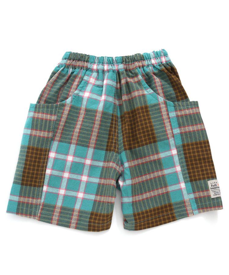 日本 BREEZE - 帥氣印花休閒短褲-米色海灘