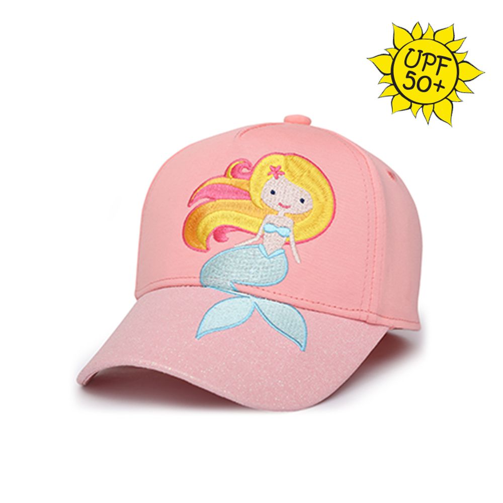 加拿大 flapjackkids - 防曬透氣棒球帽-美人魚