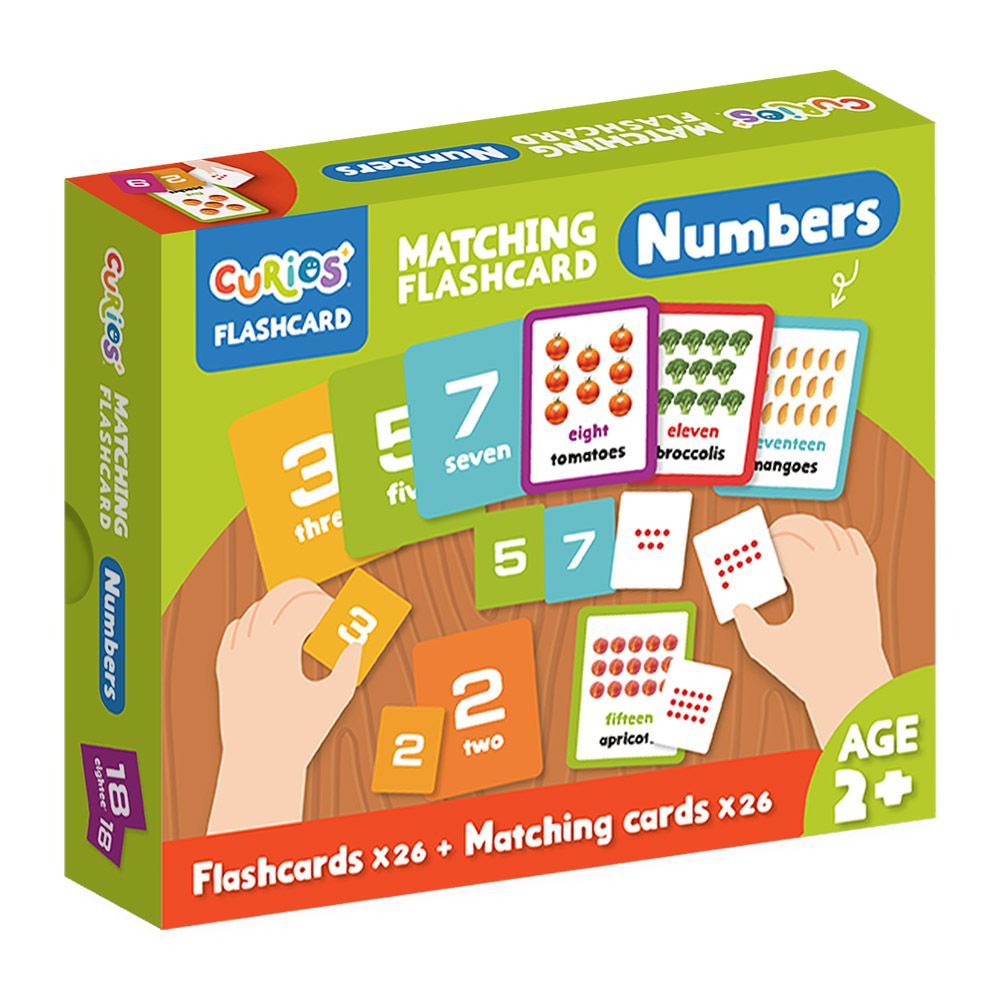 英文配對認知遊戲卡-數字運算