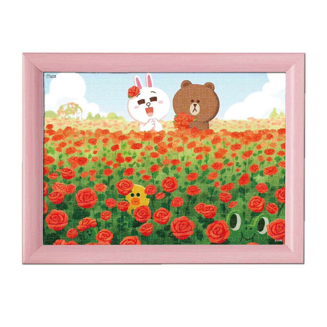 小牛津 - 【LINE FRIENDS系列】兔兔的秘密花園/水彩風童趣主題500片拼圖 (單入)-盒裝共一款