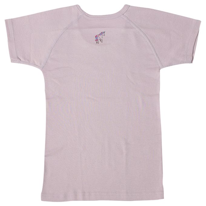 akachan honpo - ah短袖圓領上衣2件組-穿衣練習-紫色