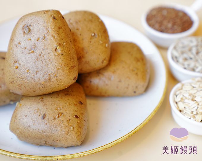 美姬饅頭 - 黑五穀雜糧饅頭-35g*6顆