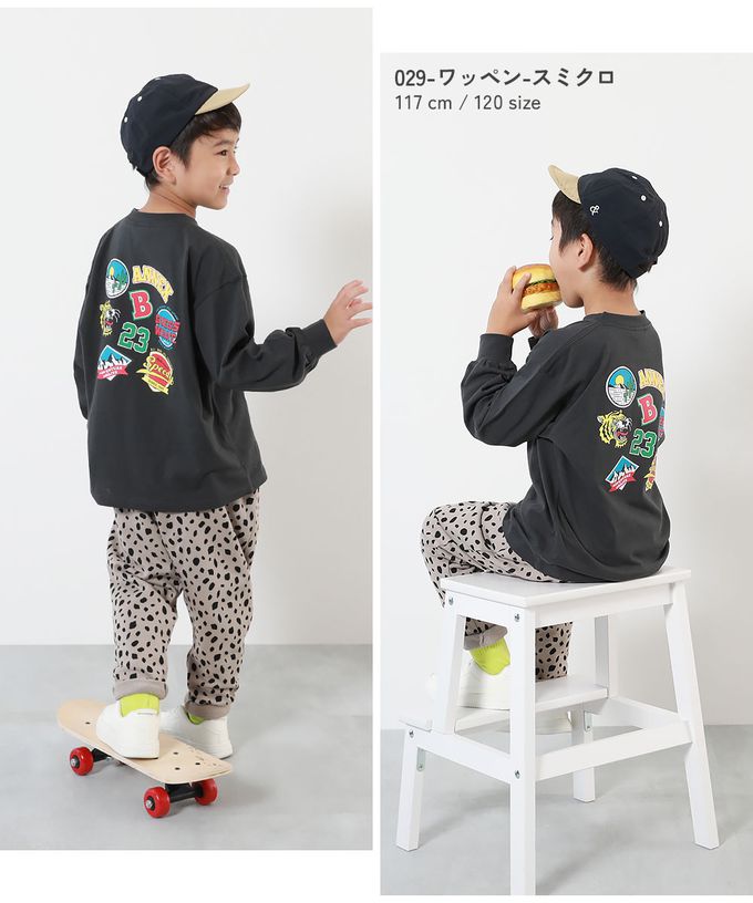 日本 devirock - 100%棉 定番印花長袖上衣-布魯克林-雜灰