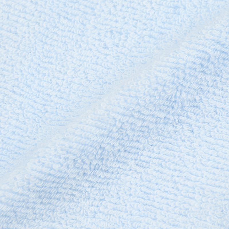 akachan honpo - 雙面毛巾布&棉紗圍兜3件組-藍色 (70cm～95cm)