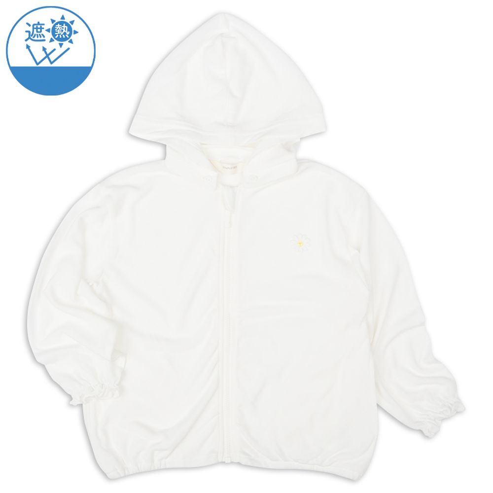 隔熱連帽外套-白色