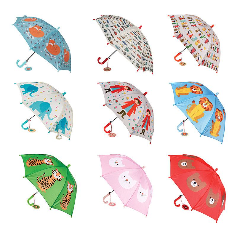 英國 Rex London - 幼童/兒童自動傘-蝴蝶花園