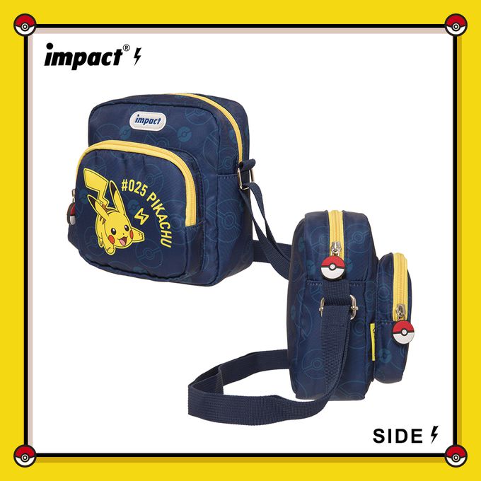 寶可夢側背包-藍色