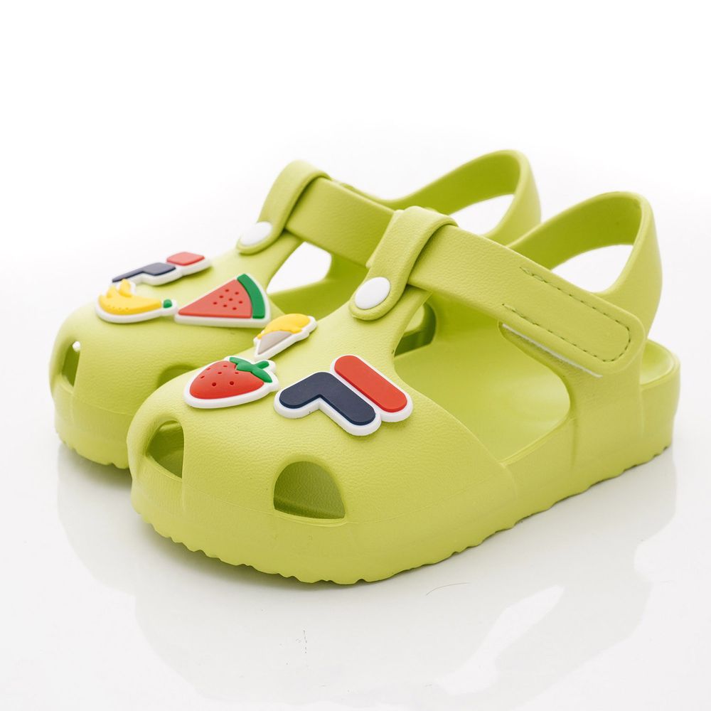 FILA - 護趾水果造型涼鞋款(小童段)-綠