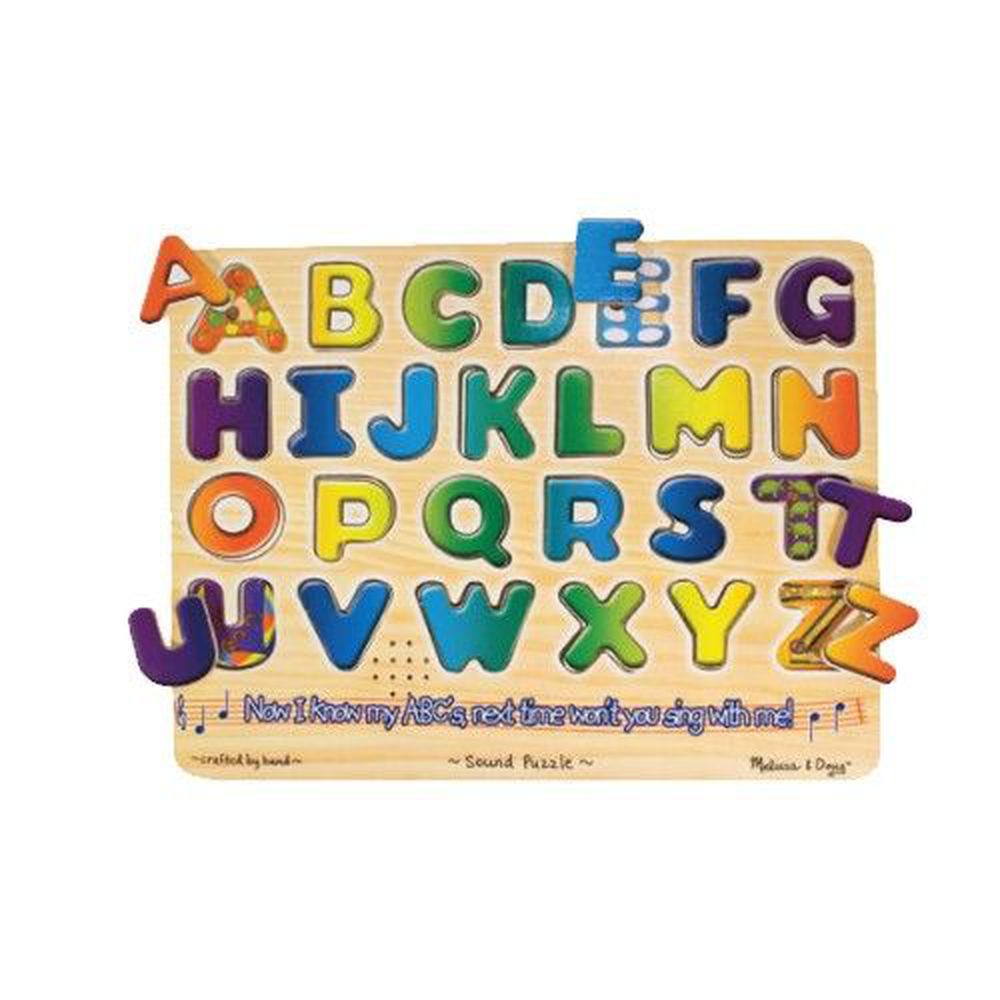 美國瑪莉莎 Melissa & Doug - MD 聲音拼圖-英文字母學習