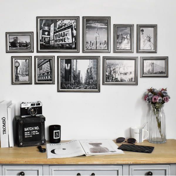 TROMSO - 紐約灰銀相框牆10框組