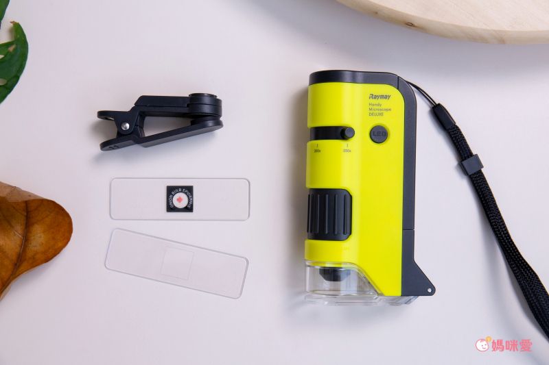 日本 Raymay - 攜帶式隨身顯微鏡-100-250倍率-黃