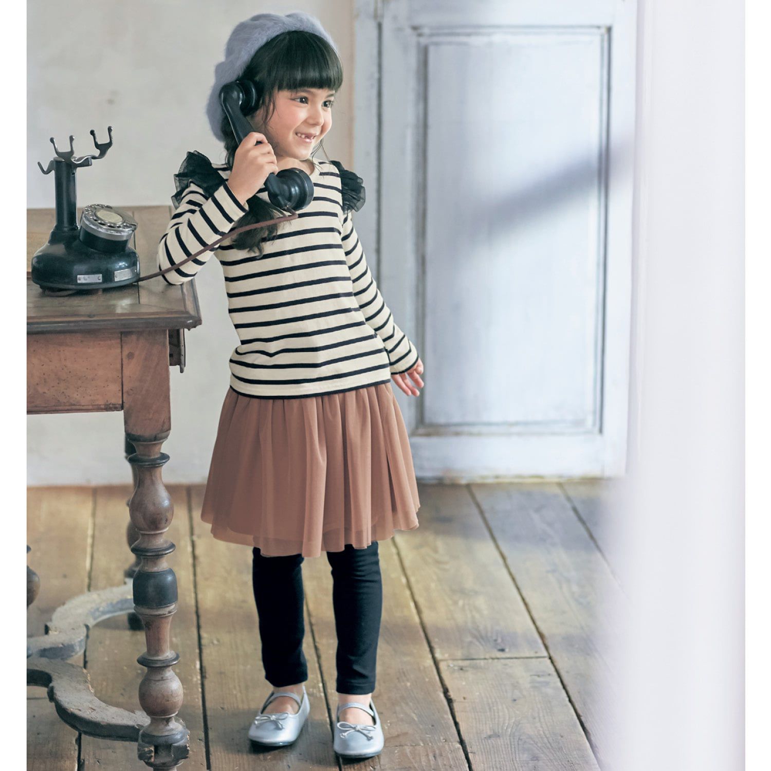 日本千趣會 - GITA 純棉百搭內搭褲裙-澎澎紗裙-冰河藍