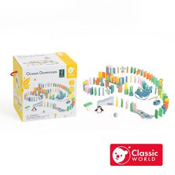 德國 ClassicWorld - 【德國 classic world 客來喜經典木玩】海洋多米諾骨牌