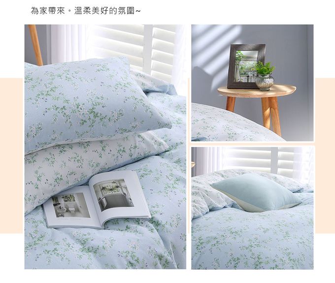 鴻宇 HongYew - 單人床包枕套組 100%精梳棉 純棉-卡芮