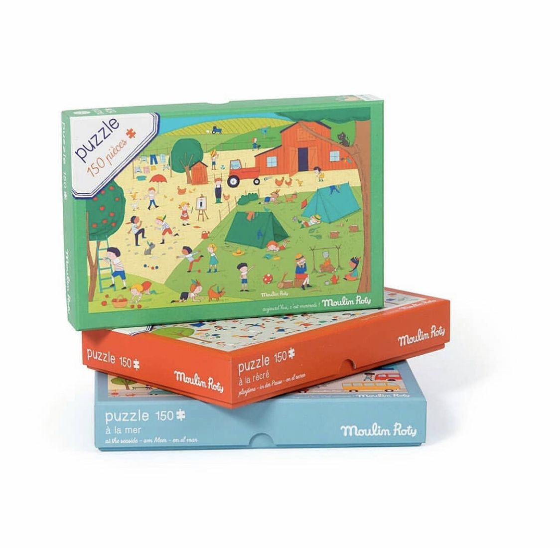Moulin Roty - 海報拼圖-休閒時光(150片)