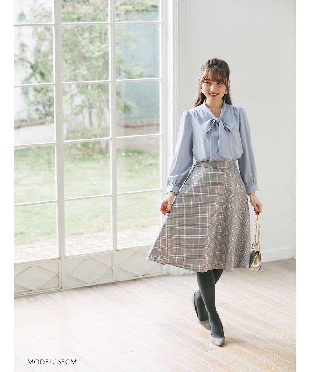 日本 tocco-closet - 蝴蝶紐結細針織上衣-天使白