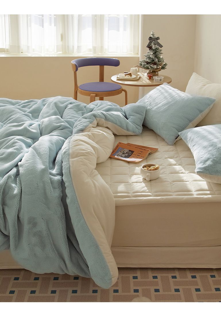 韓國 Maatila - 蓬鬆感高密度絨毛保暖棉被-蘇打雪糕