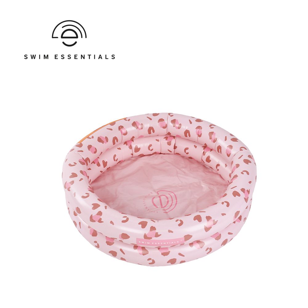 充氣戲水池 (直徑60cm)-復古粉小花豹