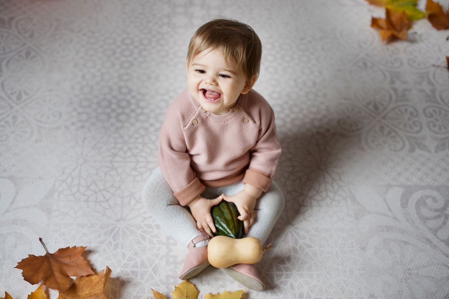 德國 toddlekind - 波斯風系列遊戲地墊-流砂棕-一組6片