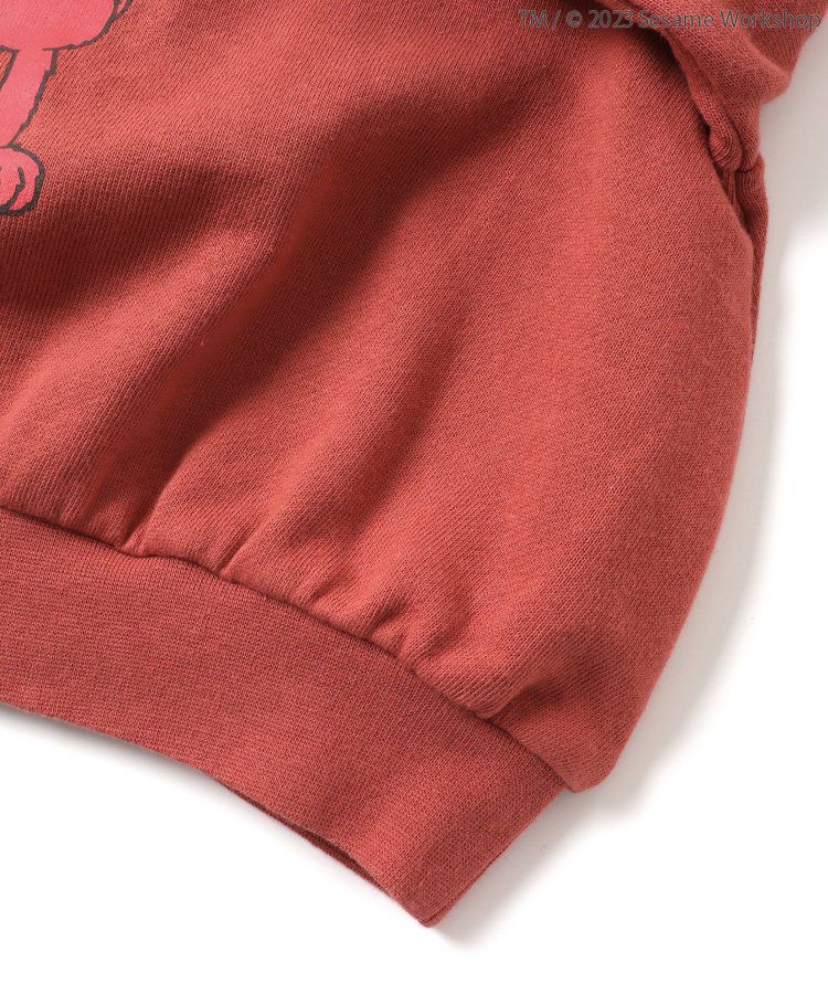 日本 apres les cours - 聯名限定 芝麻街印花大學T-米黃