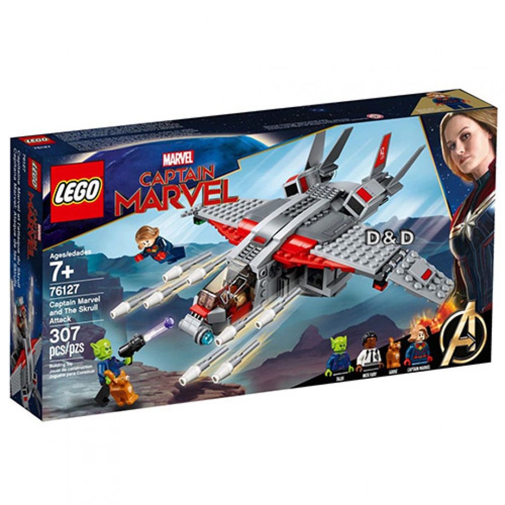 樂高 SUPER HEROES 超級英雄系列 - Captain Marvel and The Skrull Attack 76127-307pcs