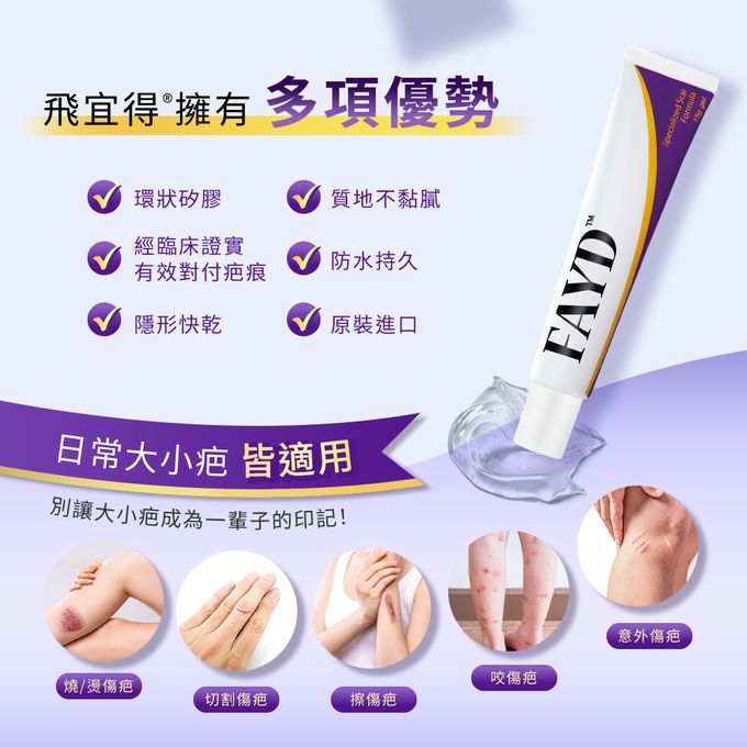 FAYD 飛宜得 - 噴霧OK繃10ml+凝膠15g組