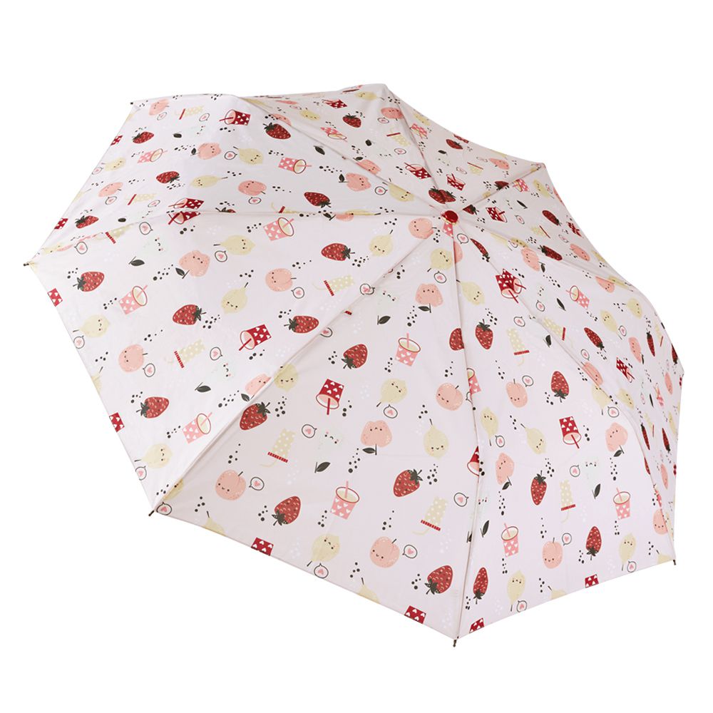 抗UV個人防回彈自動傘-莓好時光-315g