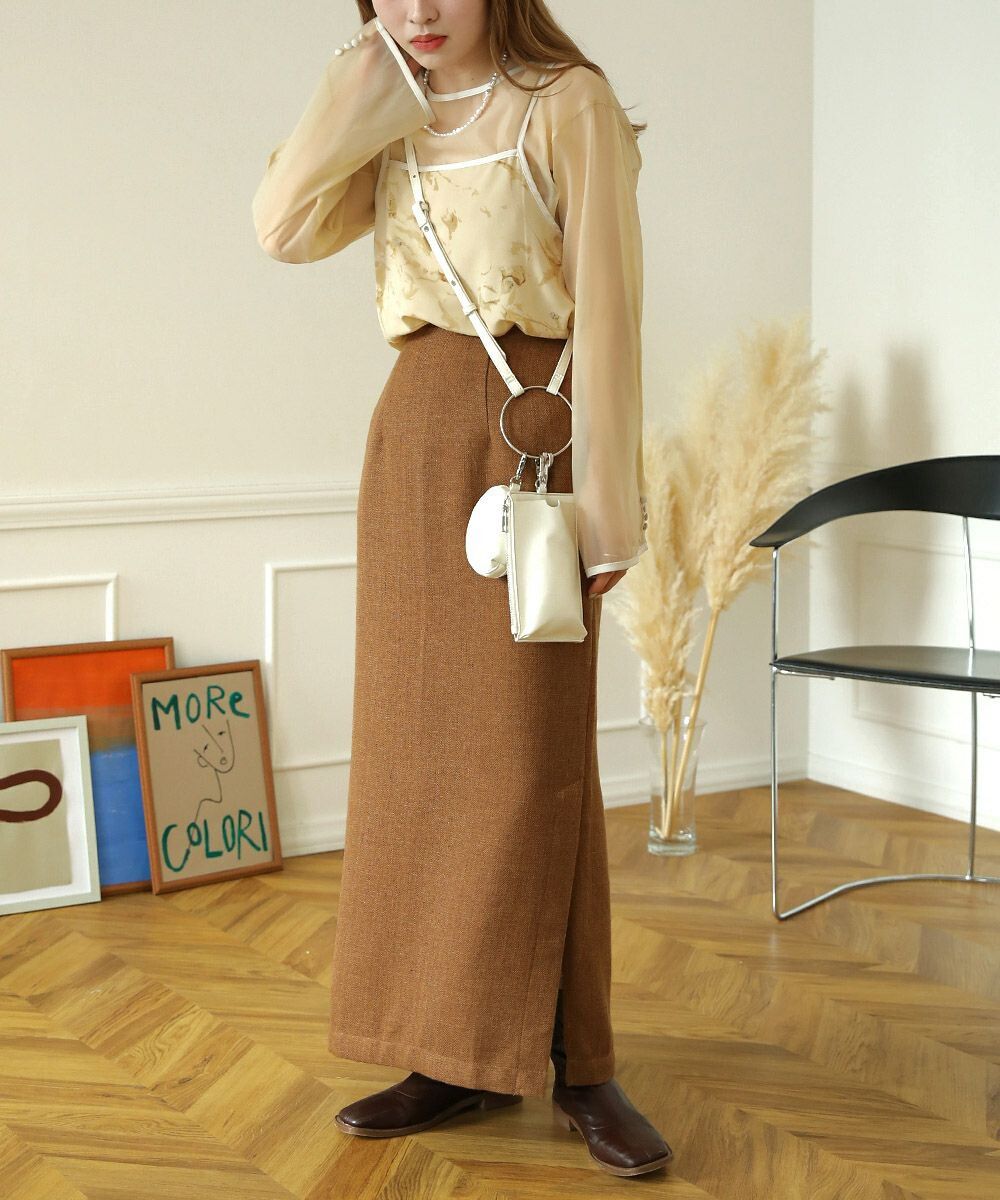 日本 Bab - 2WAY簡約收腰吊帶裙-知性黑