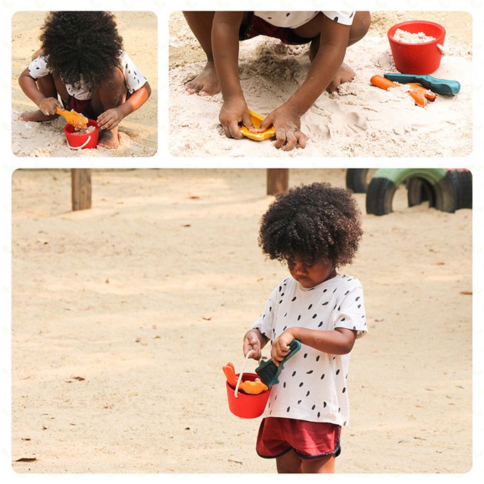 泰國 Plantoys - 木作水玩具-玩沙工具組