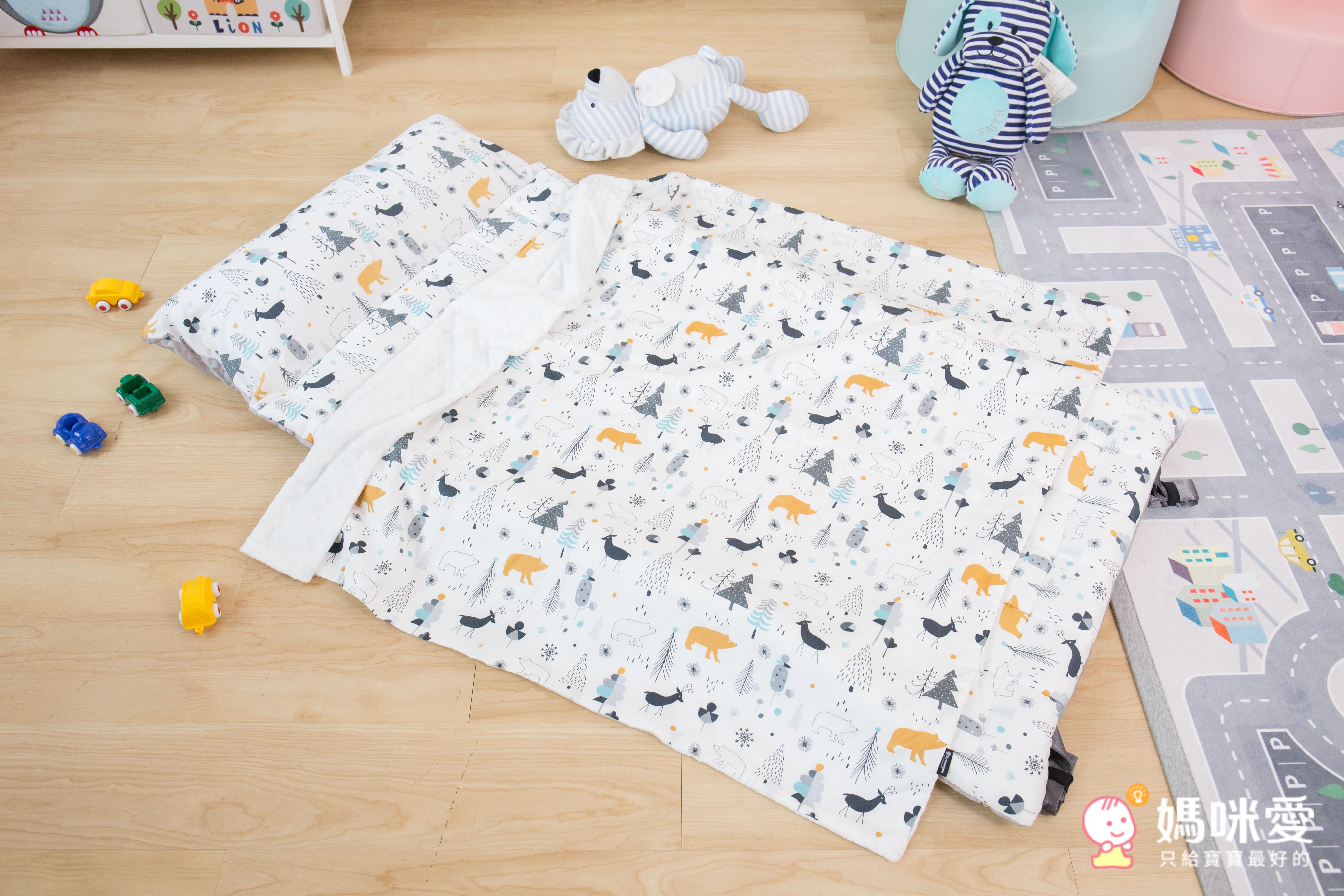 韓國 Formongde - 莫代爾5cm厚墊雙面用睡袋/寢具(附防水收納袋)-星空兔兔-*此款售完不補