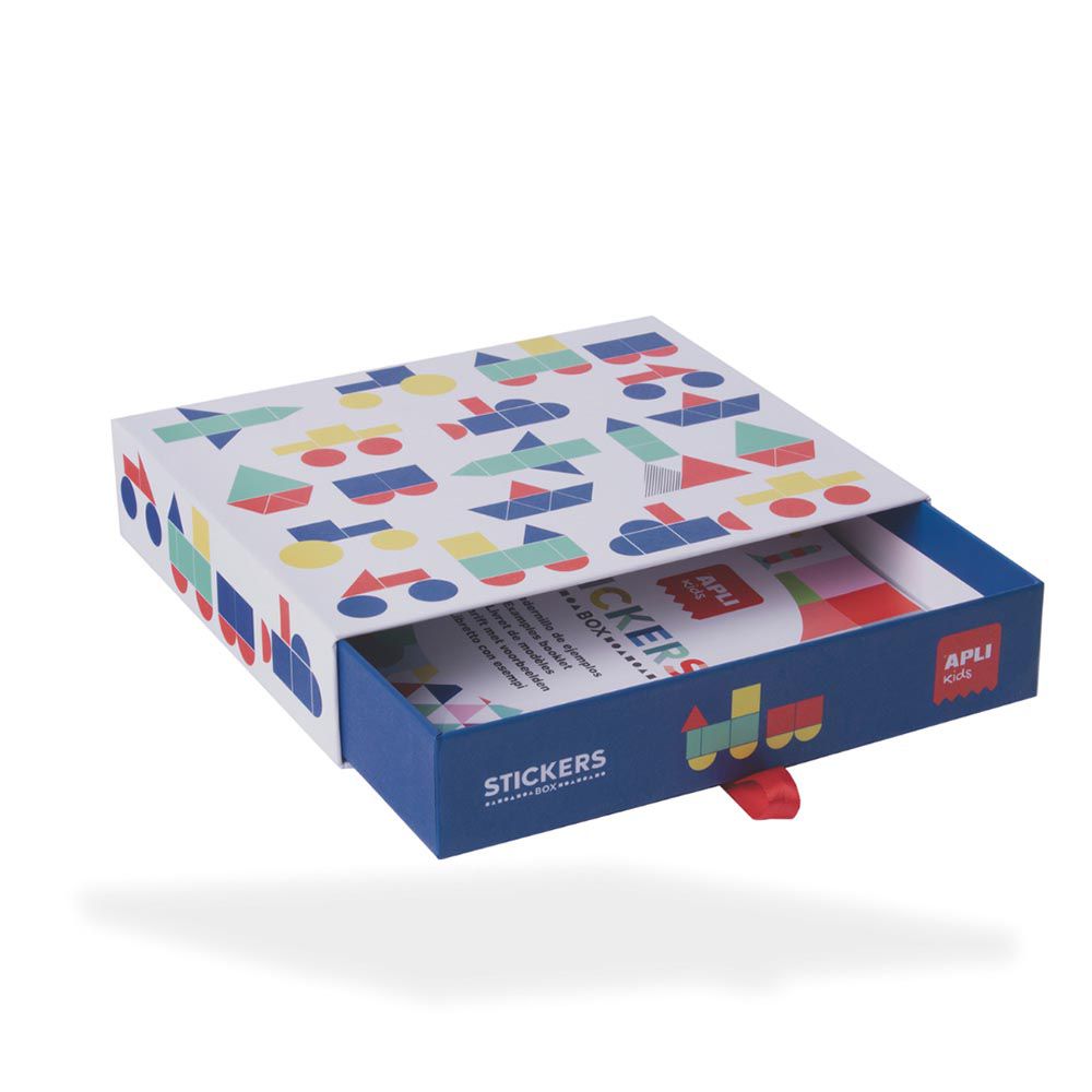 幾何圖形創作貼紙遊戲-交通工具