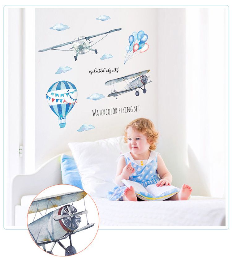 JB Design - 時尚壁貼-飛行夢想號HM71008 (70cm*50cm)