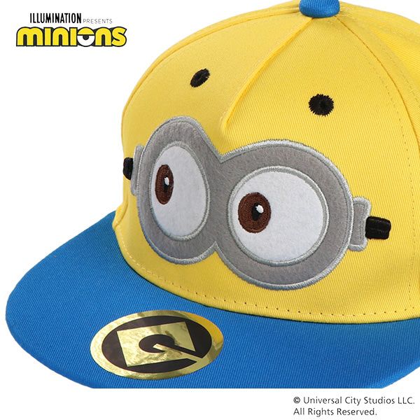 日本西松屋 - 聯名款 印花兒童帽/棒球帽-小小兵-黃x藍