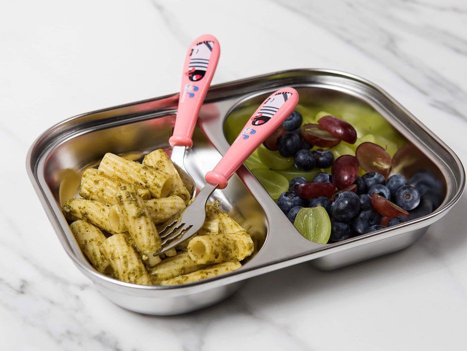 分隔不混味！韓國 Cuitisan 酷藝師保鮮盒 可微波的不銹鋼！